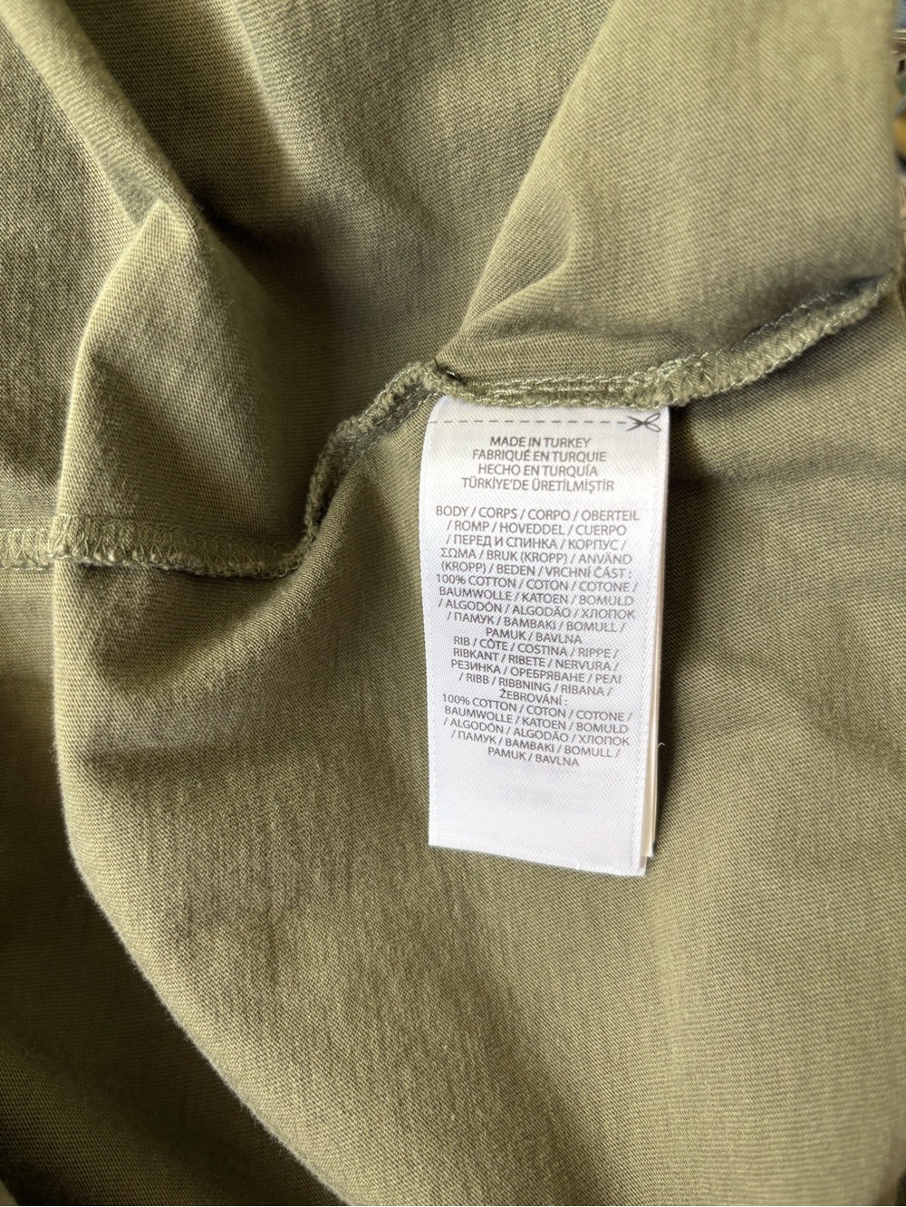 POLO RALPH LAUREN Boys sz L 14-16 POLO BEAR Long Sleeve Olive Green - Picture 5 of 6